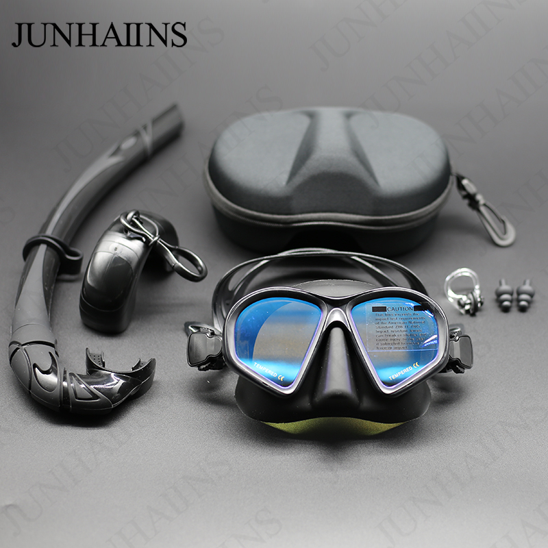 Wet Low Capacity Tempered Glas - مراجعة Freediving Mask Set وسعره