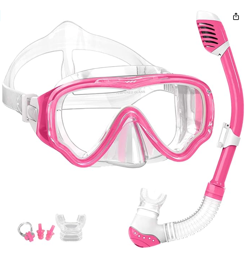 Children's diving mask Childre - مراجعة Freediving Mask Set وسعره