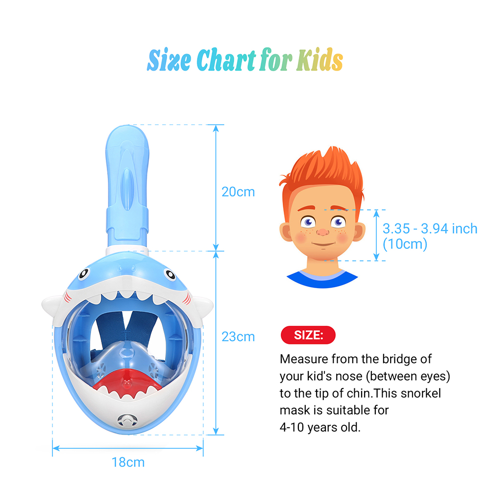 SMACO-Full Face Snorkel Mask f - مراجعة Freediving Mask Set وسعره
