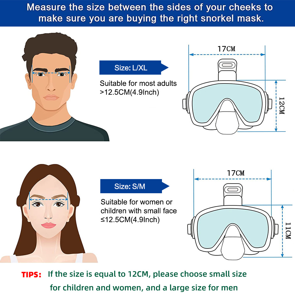 Diving Masks Foldable Anti-Fog - مراجعة Freediving Mask Set وسعره