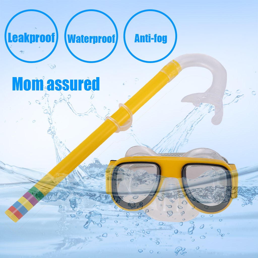 Summer Children Diving Goggle  - مراجعة Freediving Mask Set وسعره