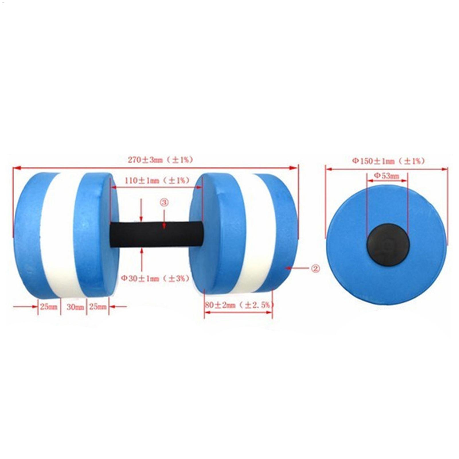 1/2pcs EVA Water Dumbbell Pool - مراجعة Aquatic Sports Types وسعره