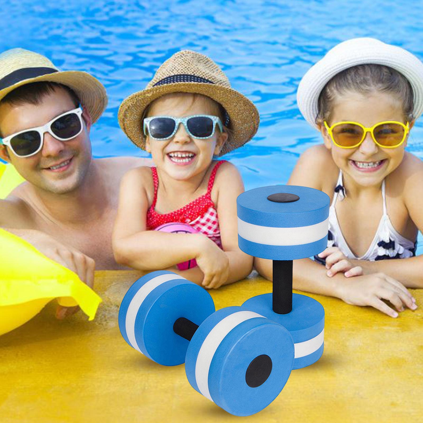 1/2pcs EVA Water Dumbbell Pool - مراجعة Aquatic Sports Types وسعره