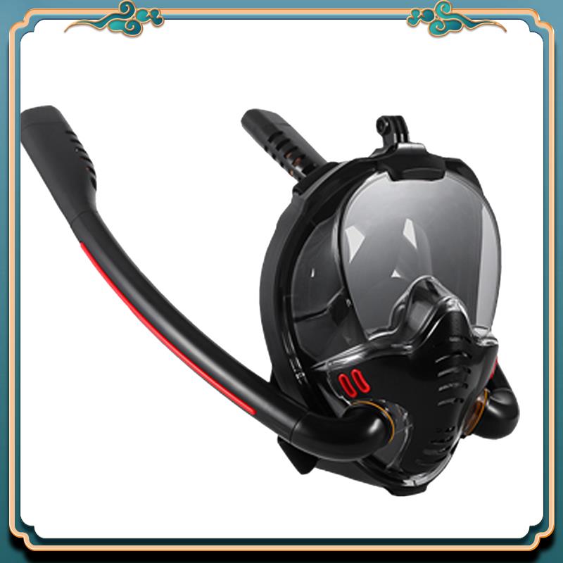 Latest Snorkeling Mask Double  - مراجعة Freediving Mask Set وسعره