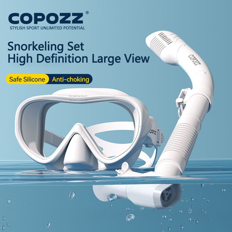 COPOZZ New Diving Mask Full Vi - مراجعة Freediving Mask Set وسعره
