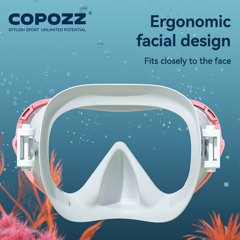 COPOZZ New Diving Mask Full Vi - مراجعة Freediving Mask Set وسعره