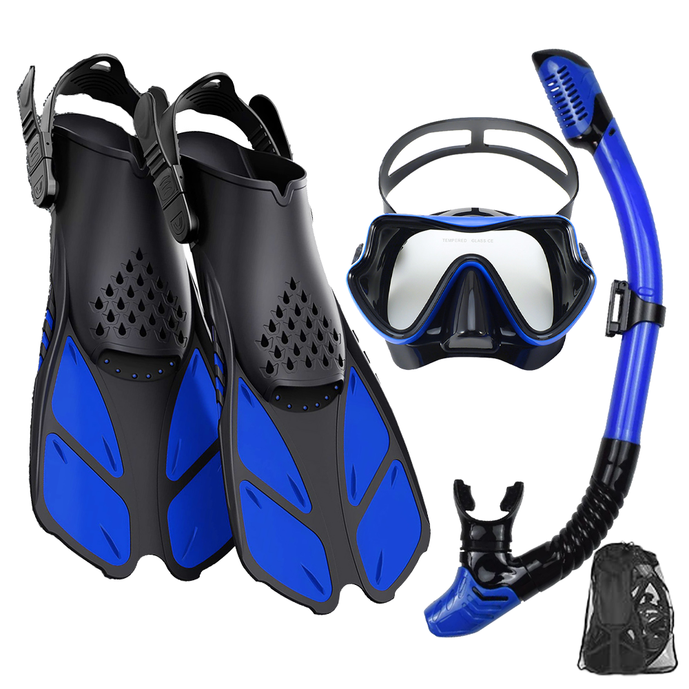 Mask Fins Snorkel Set, Snorkel - مراجعة Freediving Mask Set وسعره